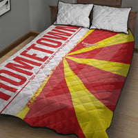 Hometown Macedonia Quilt Bed Set Flag and Map - Wonder Print Shop