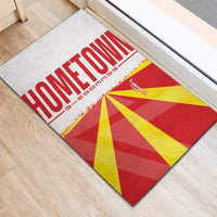 Hometown Macedonia Rubber Doormat Flag and Map - Wonder Print Shop