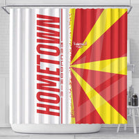 Hometown Macedonia Shower Curtain Flag and Map