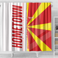 Hometown Macedonia Shower Curtain Flag and Map
