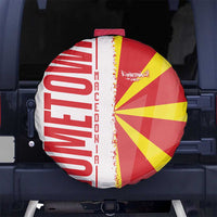 Hometown Macedonia Spare Tire Cover Flag and Map - Wonder Print Shop