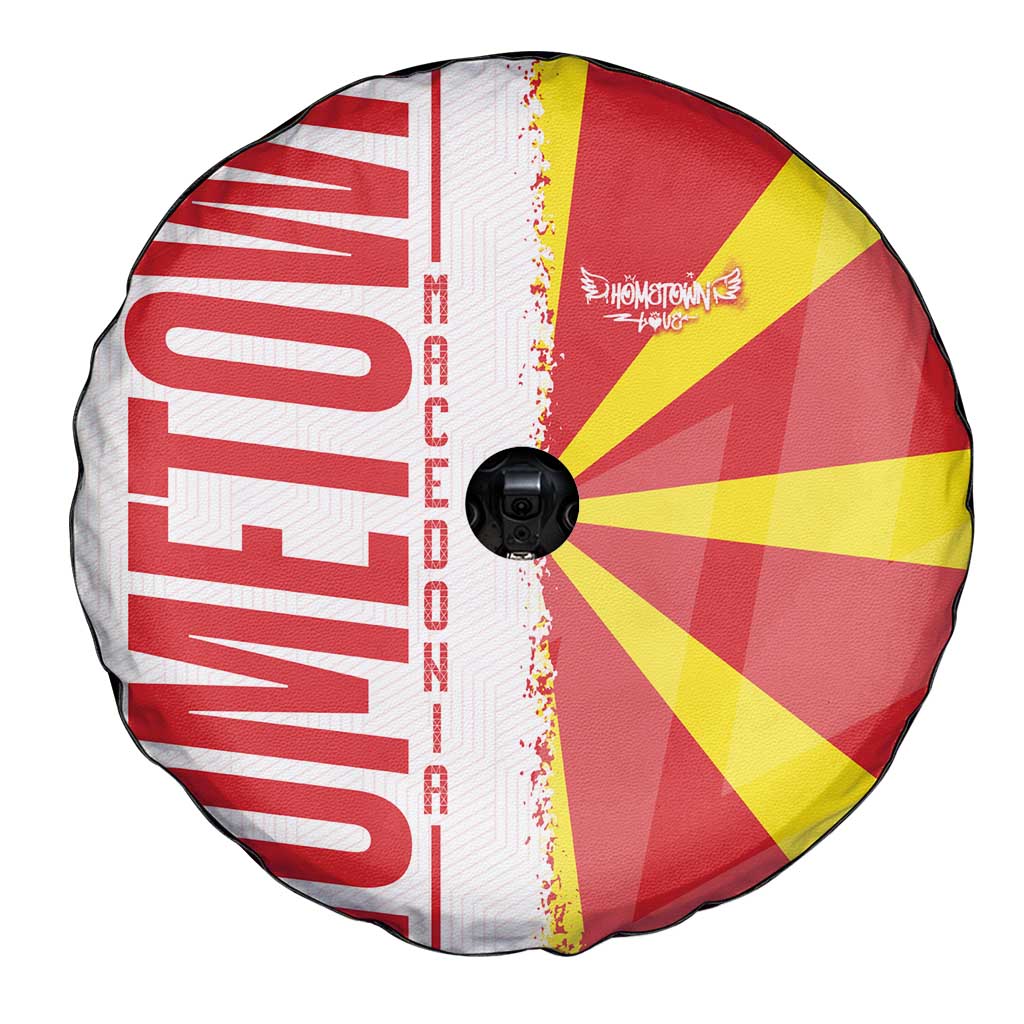 Hometown Macedonia Spare Tire Cover Flag and Map - Wonder Print Shop