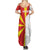 Hometown Macedonia Summer Maxi Dress Flag and Map - Wonder Print Shop