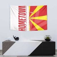 Hometown Macedonia Tapestry Flag and Map - Wonder Print Shop