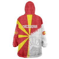 Hometown Macedonia Wearable Blanket Hoodie Flag and Map - Wonder Print Shop