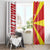 Hometown Macedonia Window Curtain Flag and Map - Wonder Print Shop