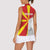 Hometown Macedonia Women Sleeveless Polo Shirt Flag and Map - Wonder Print Shop