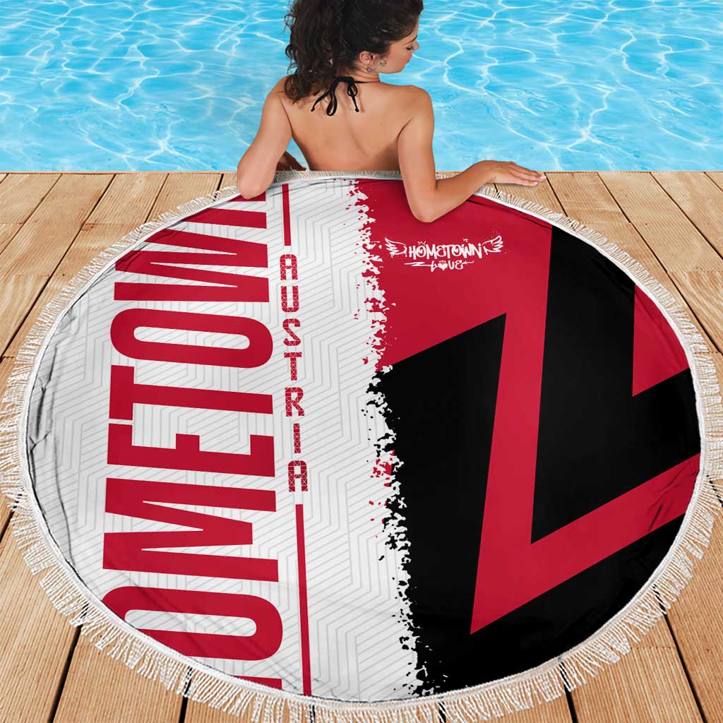 Hometown Cuba Beach Blanket Flag and Map - Wonder Print Shop