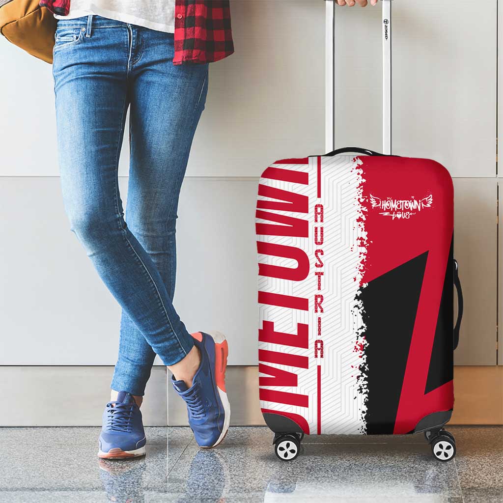 Hometown Cuba Luggage Cover Flag and Map - Wonder Print Shop