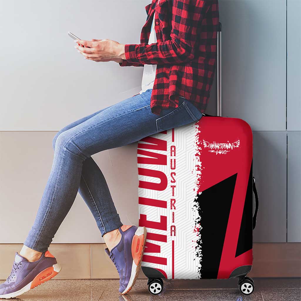 Hometown Cuba Luggage Cover Flag and Map - Wonder Print Shop