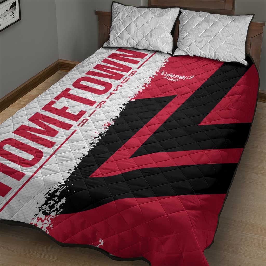 Hometown Cuba Quilt Bed Set Flag and Map - Wonder Print Shop