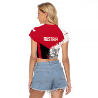 Hometown Cuba Raglan Cropped T Shirt Flag and Map - Wonder Print Shop