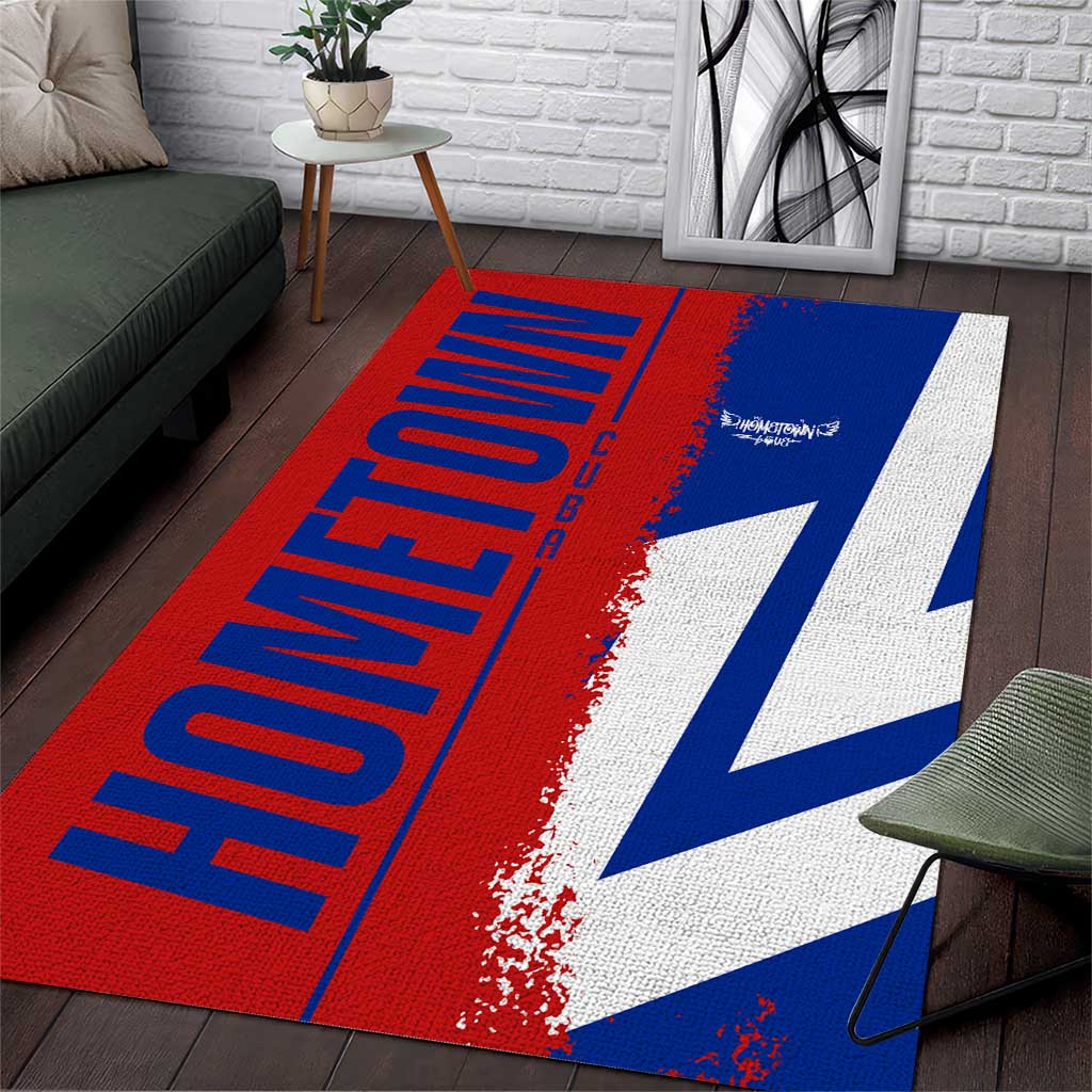 Hometown Czechia Area Rug Flag and Map - Wonder Print Shop