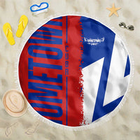 Hometown Czechia Beach Blanket Flag and Map - Wonder Print Shop