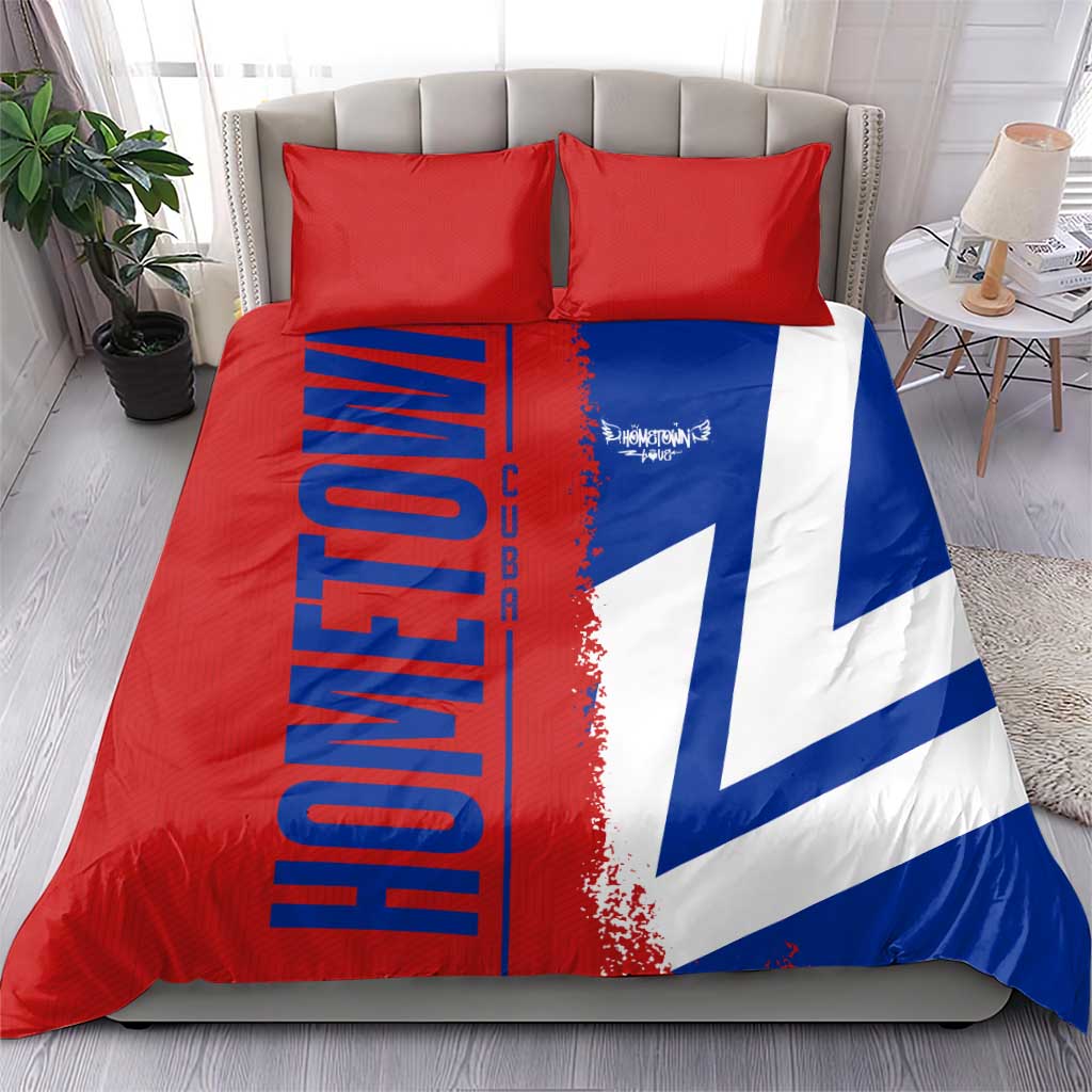 Hometown Czechia Bedding Set Flag and Map - Wonder Print Shop