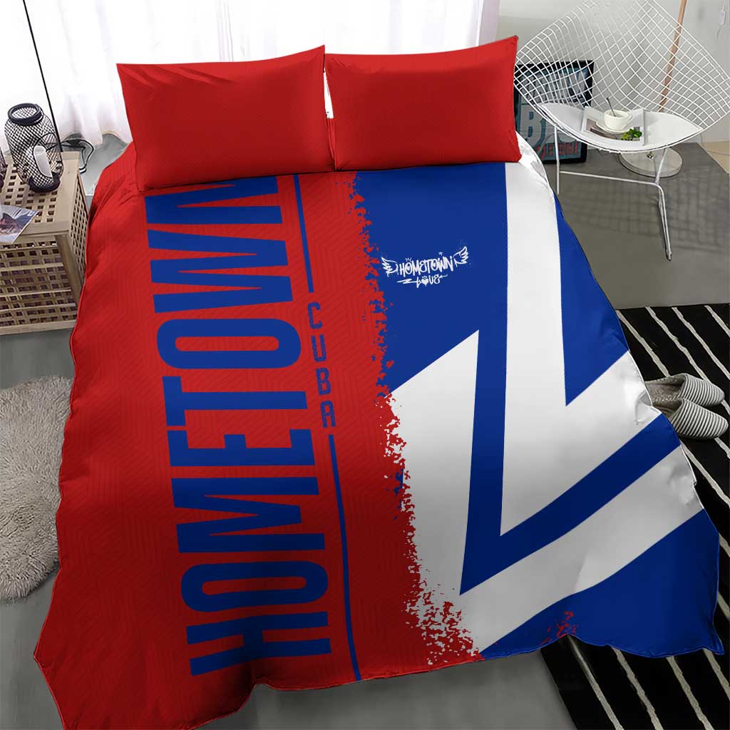 Hometown Czechia Bedding Set Flag and Map - Wonder Print Shop