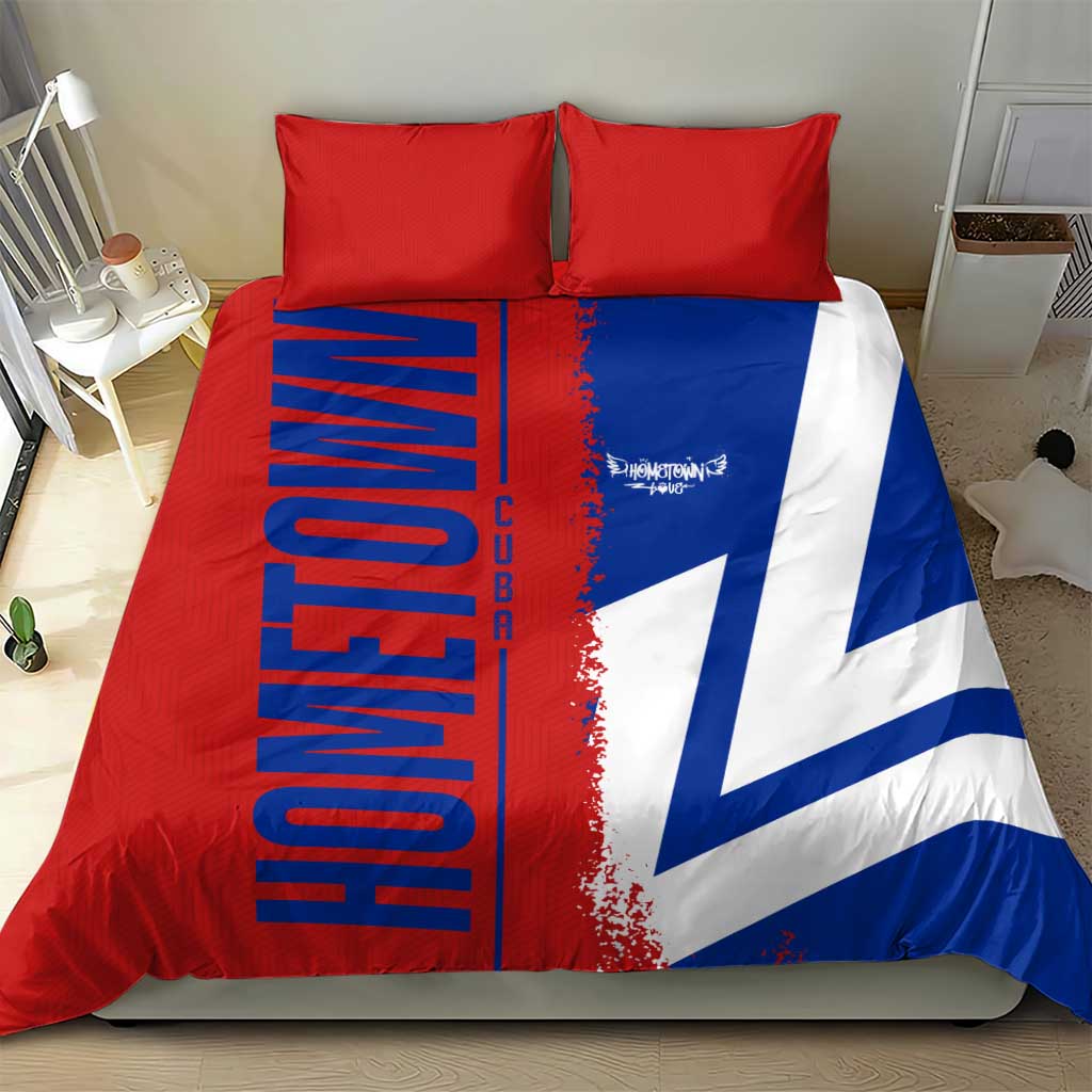 Hometown Czechia Bedding Set Flag and Map - Wonder Print Shop