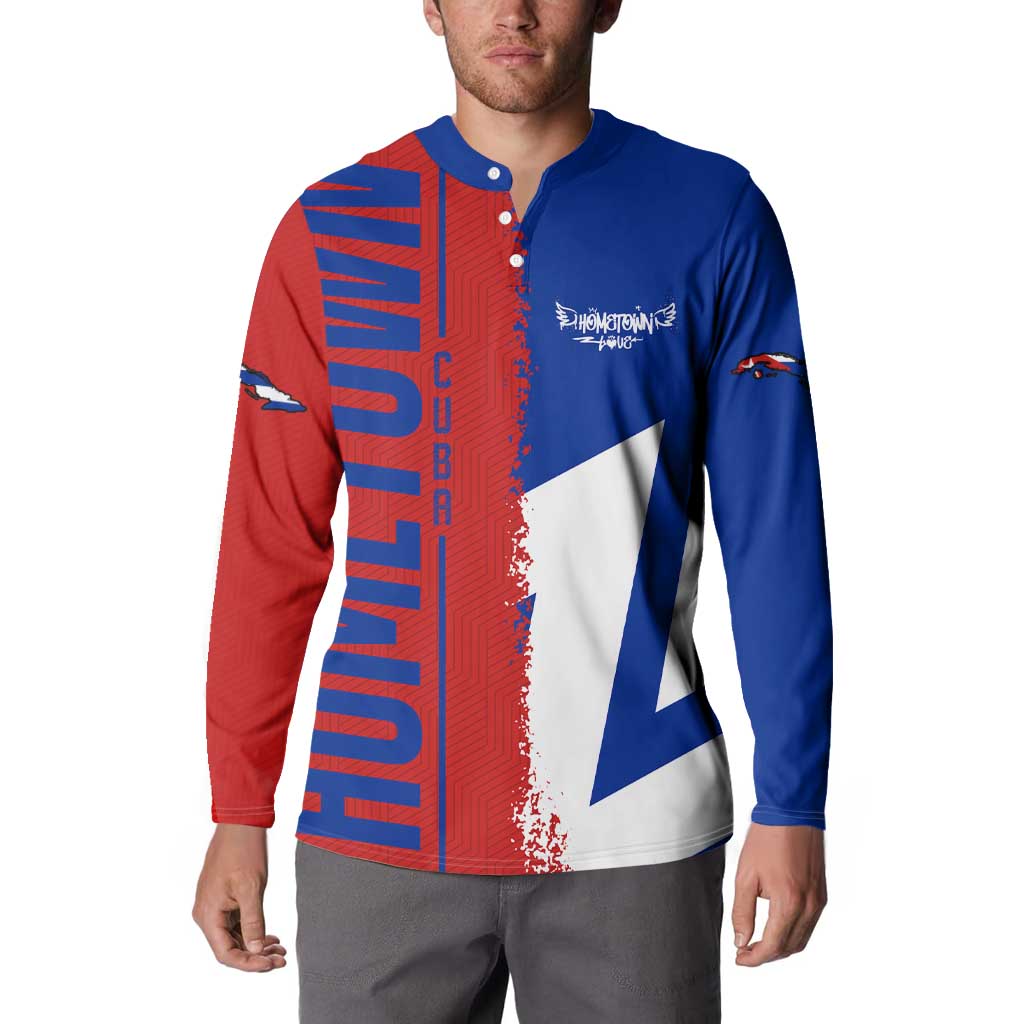 Hometown Czechia Button Sweatshirt Flag and Map - Wonder Print Shop