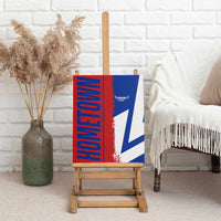 Hometown Czechia Canvas Wall Art Flag and Map - Wonder Print Shop