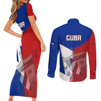 Hometown Czechia Couples Matching Short Sleeve Bodycon Dress and Long Sleeve Button Shirt Flag and Map - Wonder Print Shop