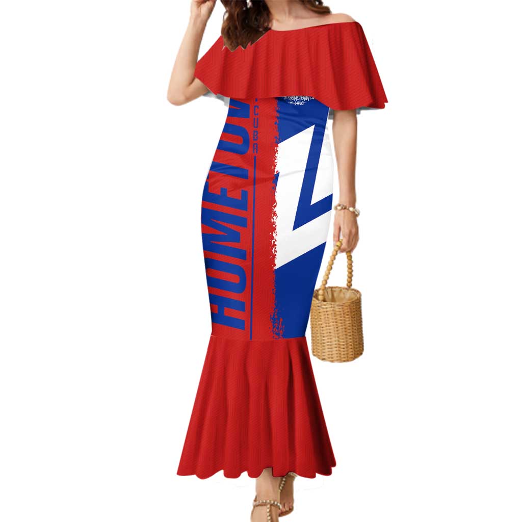 Hometown Czechia Family Matching Mermaid Dress and Hawaiian Shirt Flag and Map - Wonder Print Shop