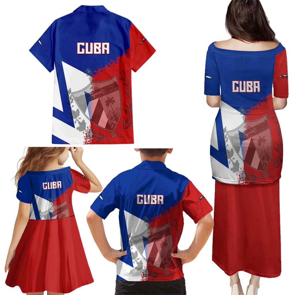 Hometown Czechia Family Matching Puletasi and Hawaiian Shirt Flag and Map - Wonder Print Shop