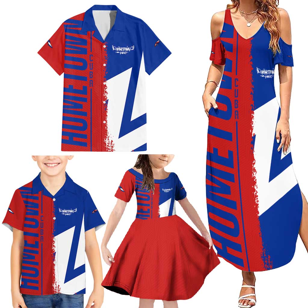 Hometown Czechia Family Matching Summer Maxi Dress and Hawaiian Shirt Flag and Map - Wonder Print Shop