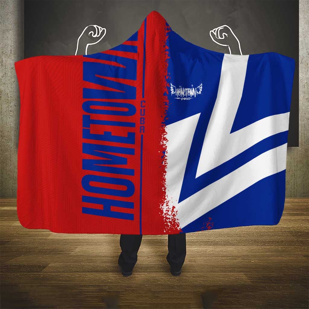 Hometown Czechia Hooded Blanket Flag and Map