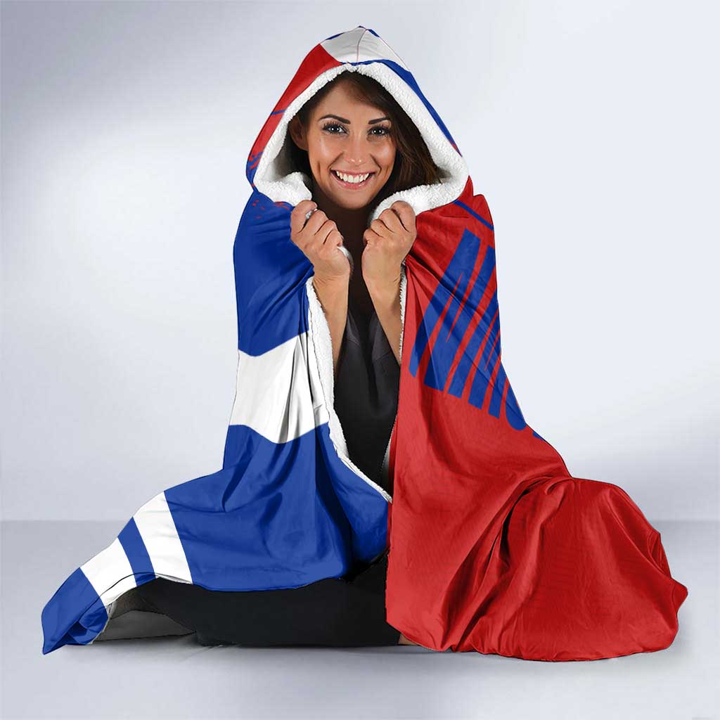 Hometown Czechia Hooded Blanket Flag and Map