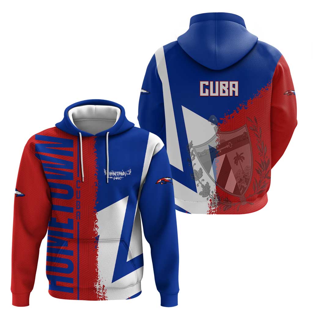 Hometown Czechia Hoodie Flag and Map - Wonder Print Shop