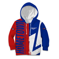 Hometown Czechia Kid Hoodie Flag and Map - Wonder Print Shop