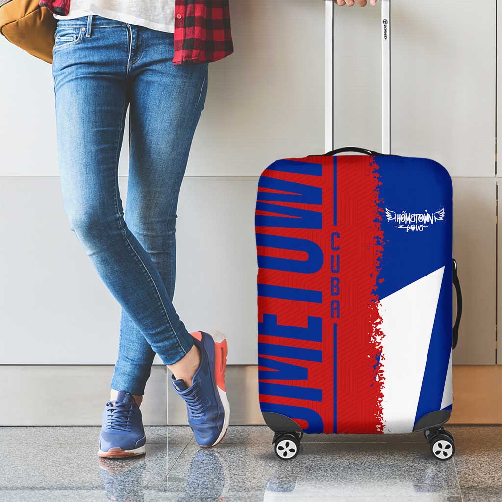 Hometown Czechia Luggage Cover Flag and Map - Wonder Print Shop