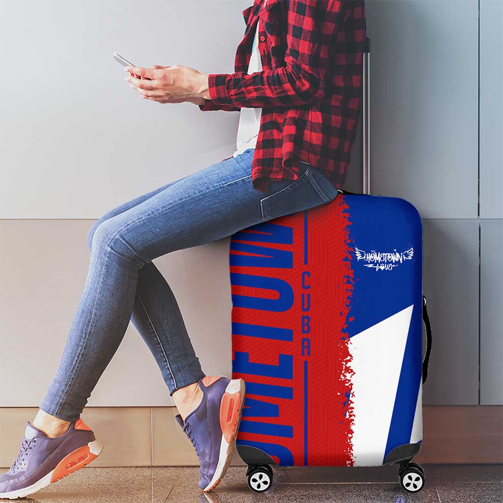 Hometown Czechia Luggage Cover Flag and Map - Wonder Print Shop