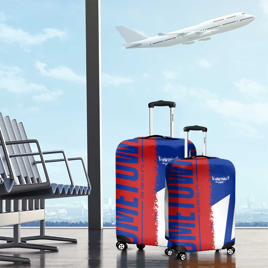 Hometown Czechia Luggage Cover Flag and Map - Wonder Print Shop