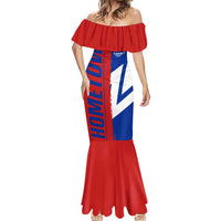 Hometown Czechia Mermaid Dress Flag and Map - Wonder Print Shop