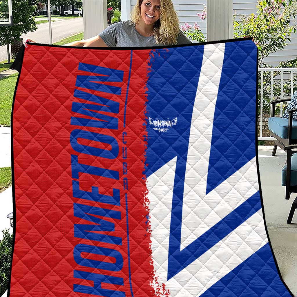 Hometown Czechia Quilt Flag and Map - Wonder Print Shop