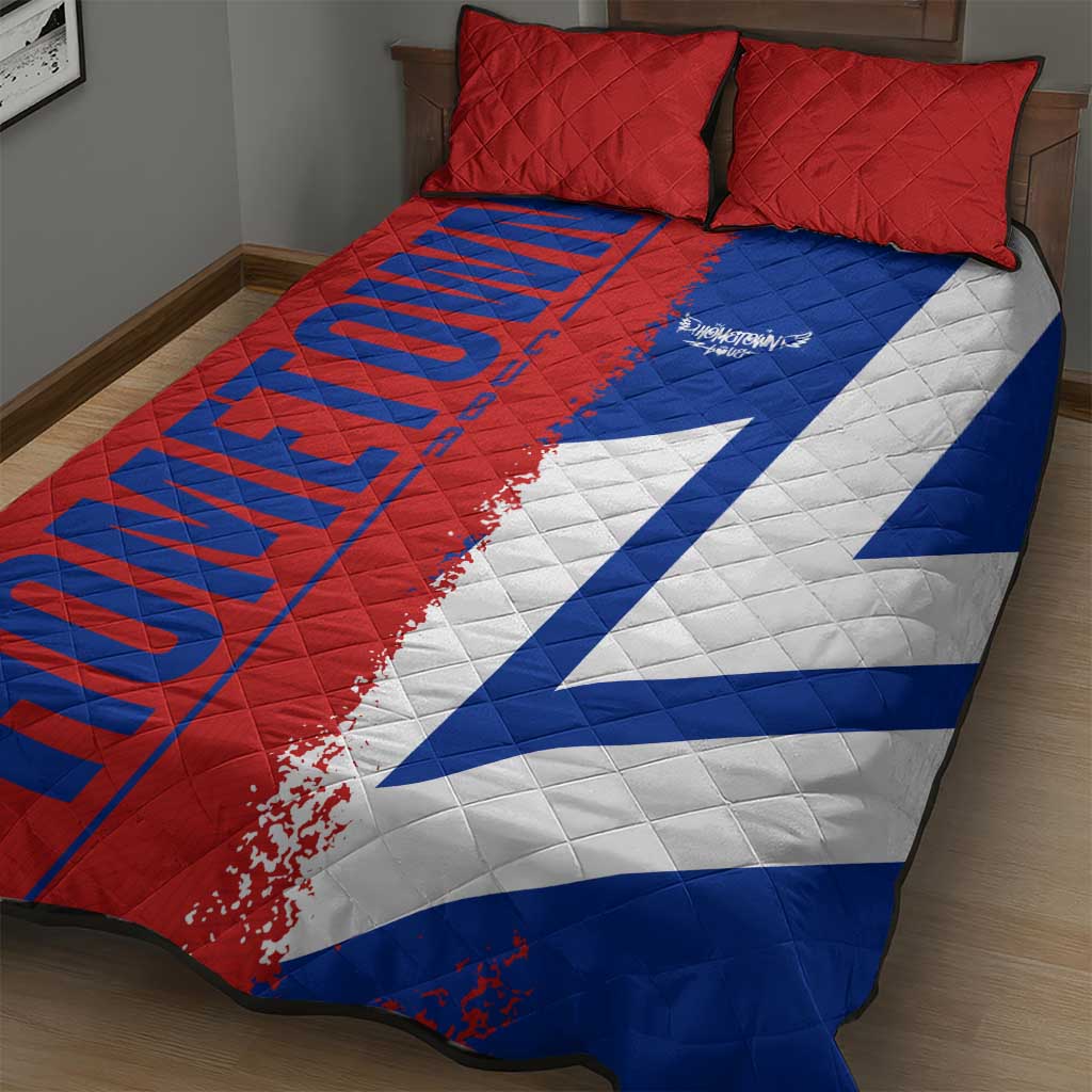 Hometown Czechia Quilt Bed Set Flag and Map - Wonder Print Shop