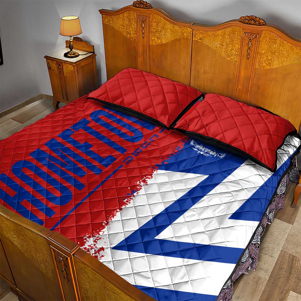 Hometown Czechia Quilt Bed Set Flag and Map - Wonder Print Shop