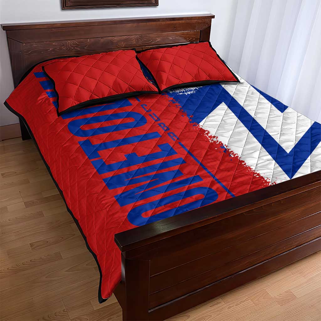 Hometown Czechia Quilt Bed Set Flag and Map - Wonder Print Shop