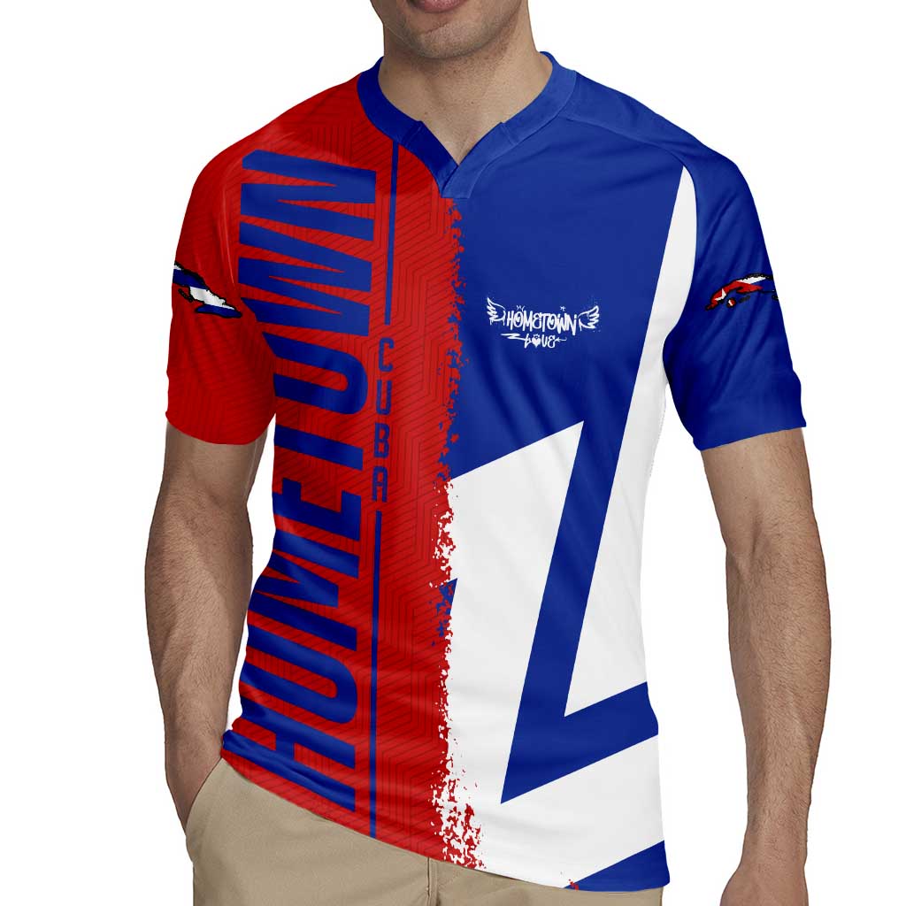 Hometown Czechia Rugby Jersey Flag and Map - Wonder Print Shop