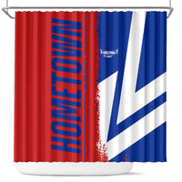 Hometown Czechia Shower Curtain Flag and Map
