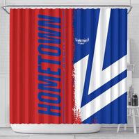 Hometown Czechia Shower Curtain Flag and Map