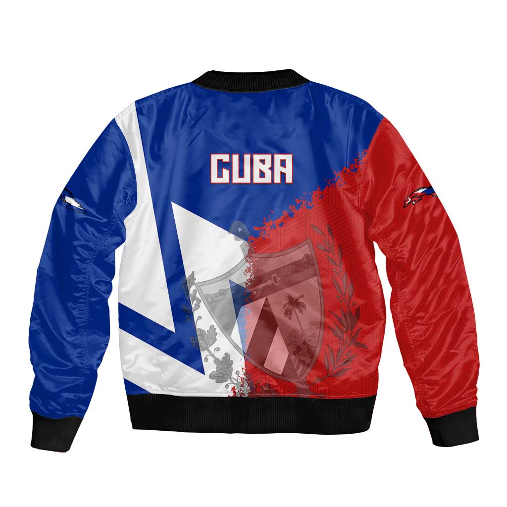 Hometown Czechia Sleeve Zip Bomber Jacket Flag and Map - Wonder Print Shop