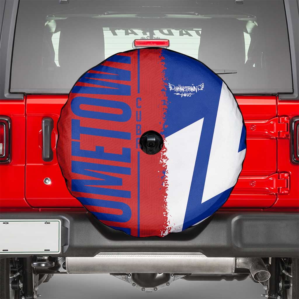 Hometown Czechia Spare Tire Cover Flag and Map - Wonder Print Shop
