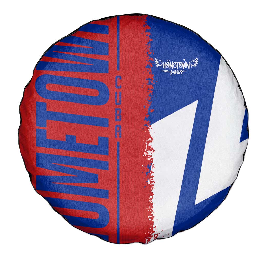 Hometown Czechia Spare Tire Cover Flag and Map - Wonder Print Shop