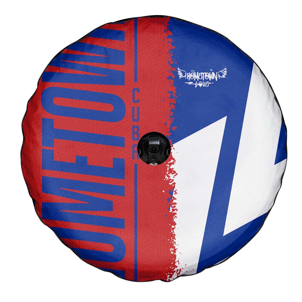 Hometown Czechia Spare Tire Cover Flag and Map - Wonder Print Shop