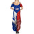 Hometown Czechia Summer Maxi Dress Flag and Map - Wonder Print Shop