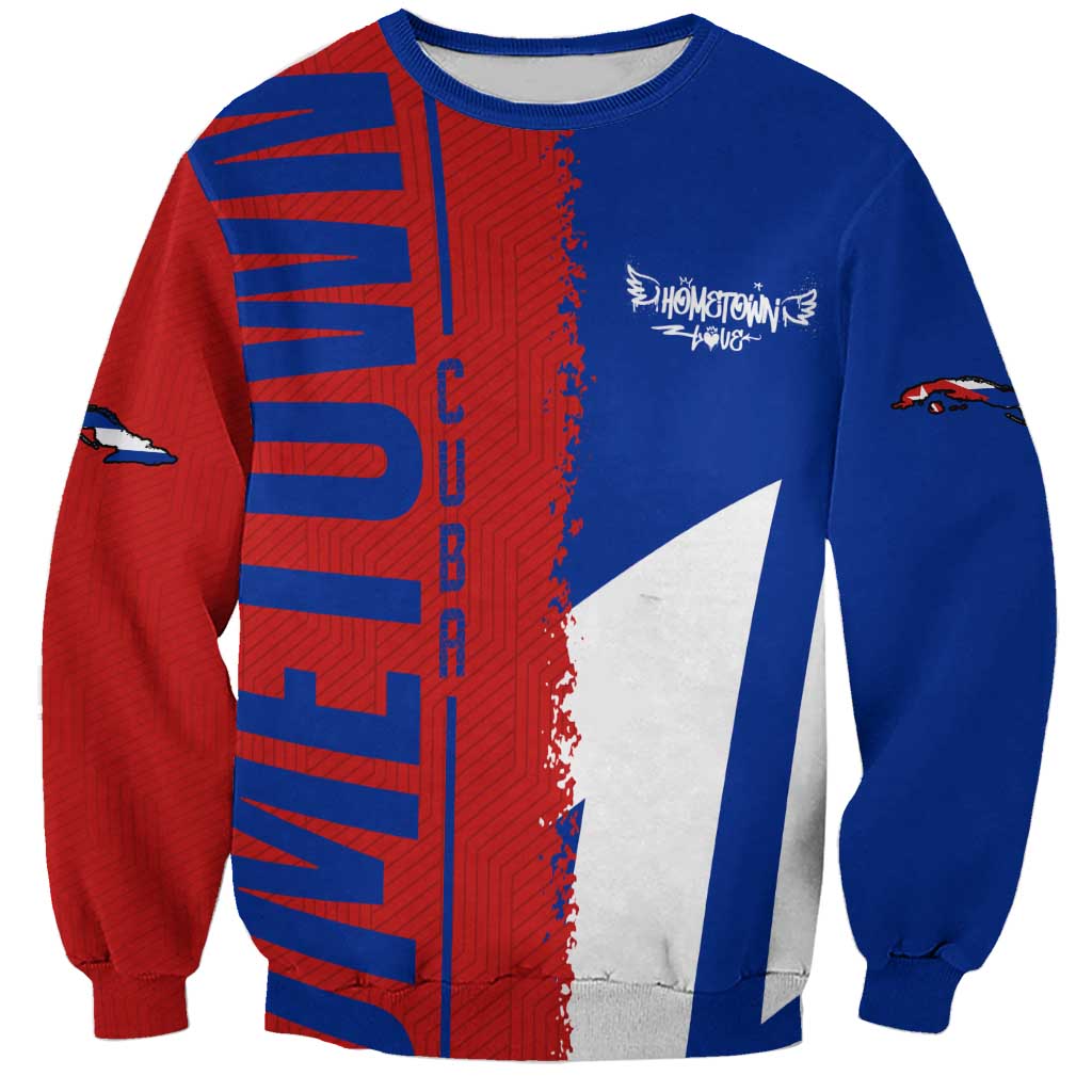 Hometown Czechia Sweatshirt Flag and Map - Wonder Print Shop