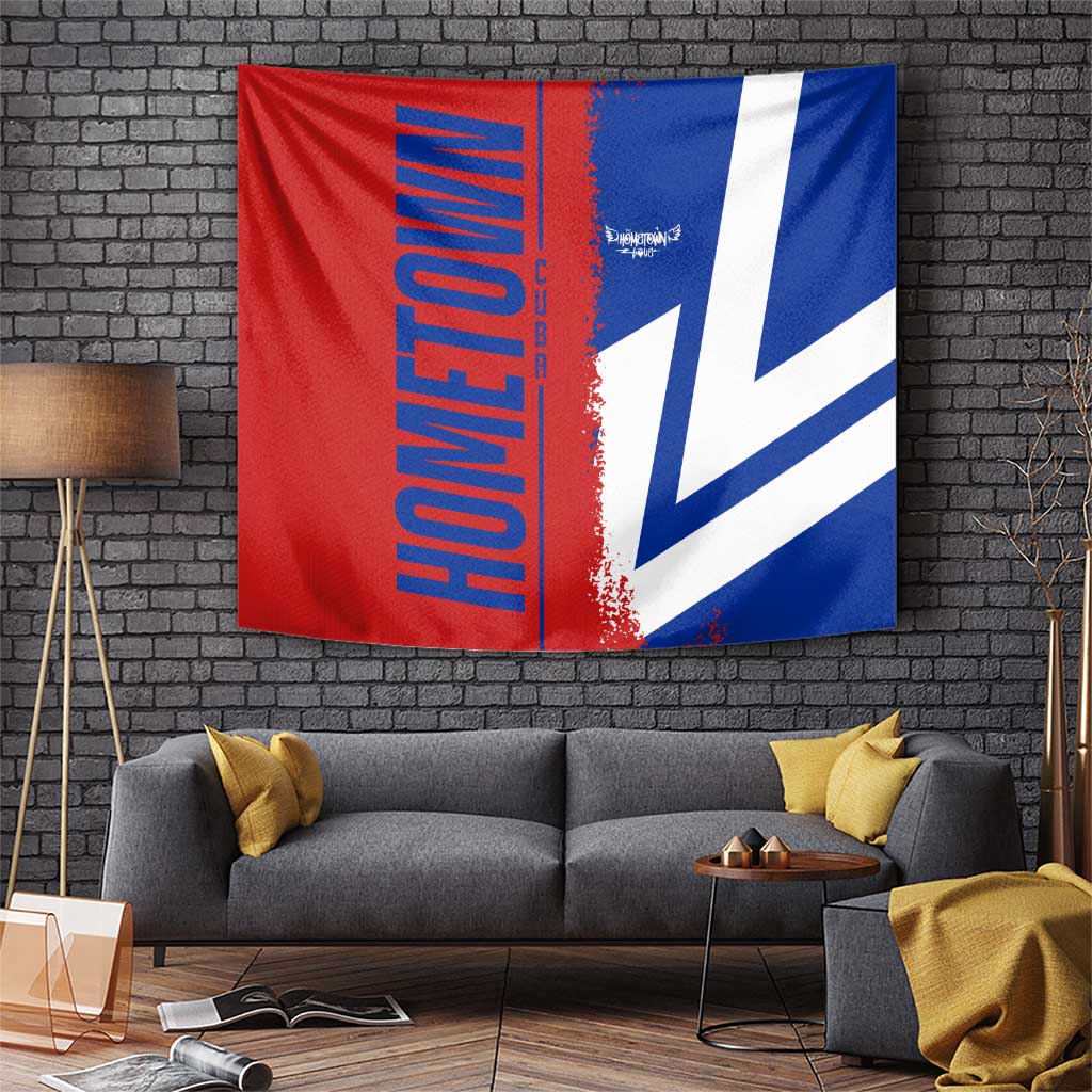 Hometown Czechia Tapestry Flag and Map - Wonder Print Shop