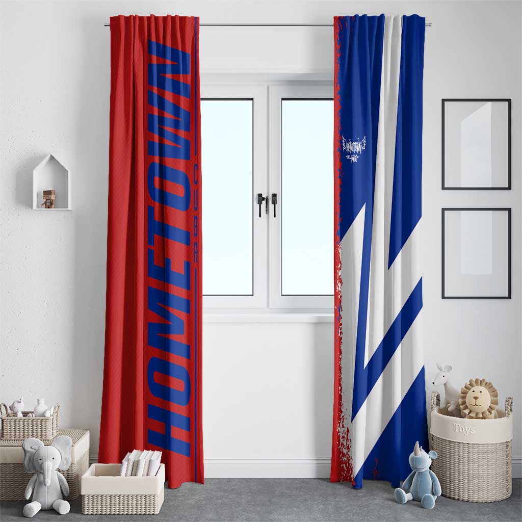Hometown Czechia Window Curtain Flag and Map - Wonder Print Shop